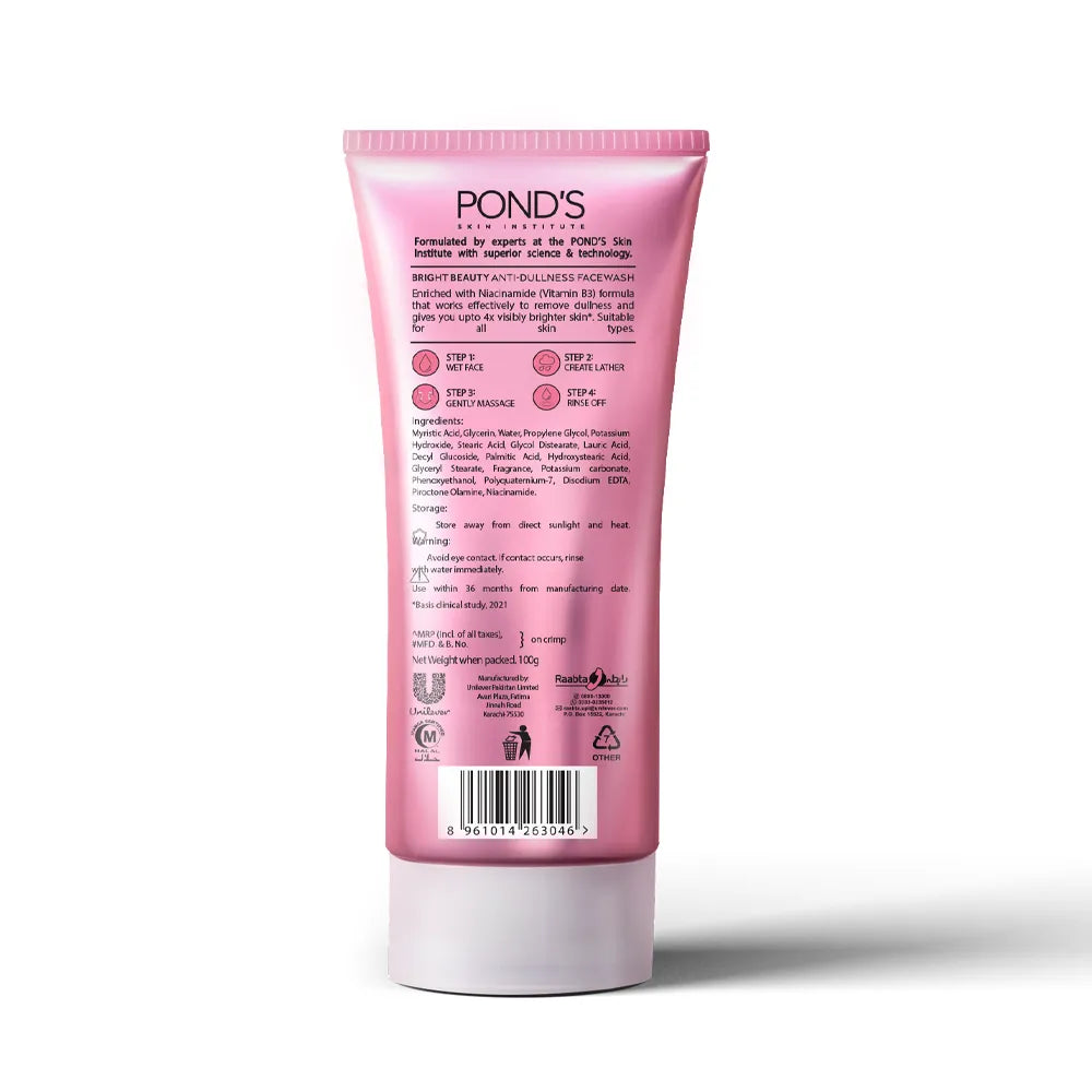 PONDs Bright Beauty Anti-Dullness Niacinamide Facewash - 100g