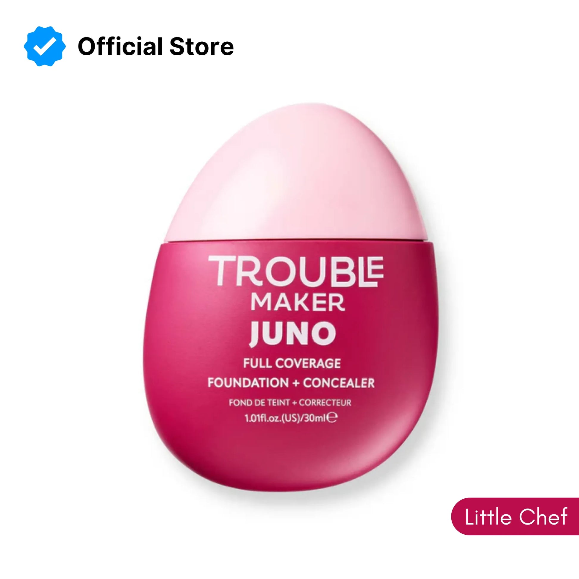 Trouble Maker Juno Full Coverage Matte Foundation - 30ml