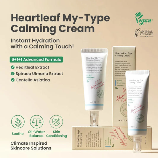 Axis-Y Heartleaf My Type Calming Cream - 60ml