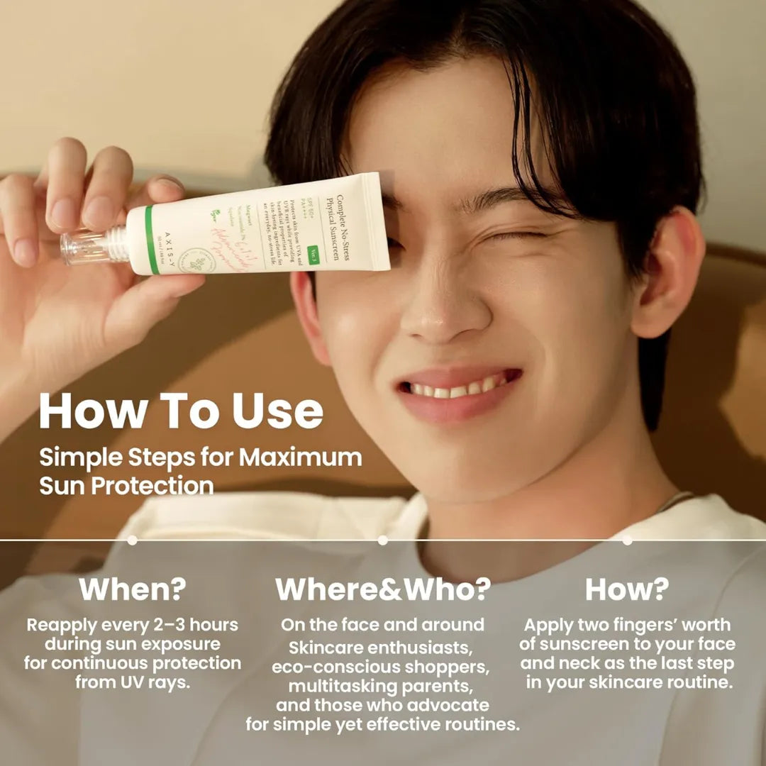 Axis-Y Complete No-Stress Physical Sunscreen - 10ml