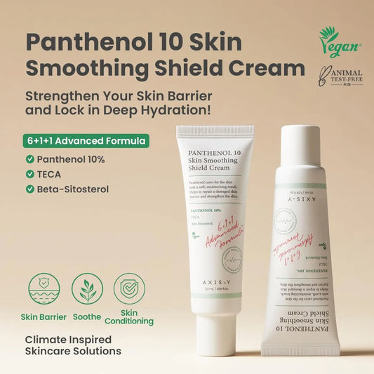 Axis-Y Panthenol 10 Skin Smoothing Shield Cream - 50ml