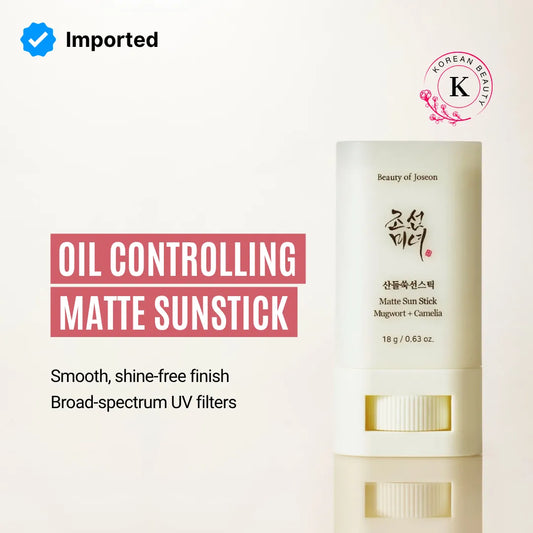 Beauty Of Joseon Matte Sun Stick Mugwort + Camilia (Spf 50+ Pa++++) - 18gm