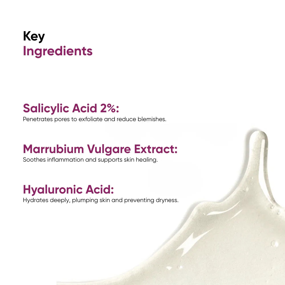 Oneskin Blemish Control Salicylic Acid 2% + Marrubium Valgare - 30ml