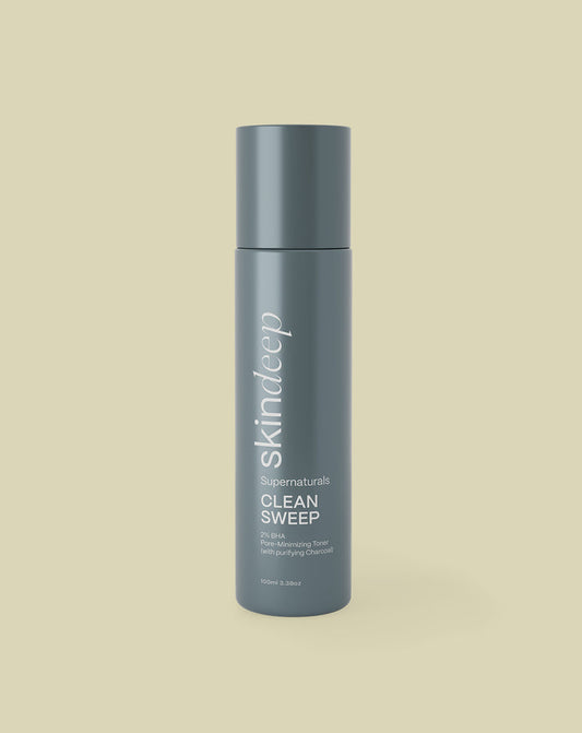 Skin Deep -CLEAN SWEEP - 2% BHA PORE-MINIMIZING TONER (W/ PURIFYING CHARCOAL)