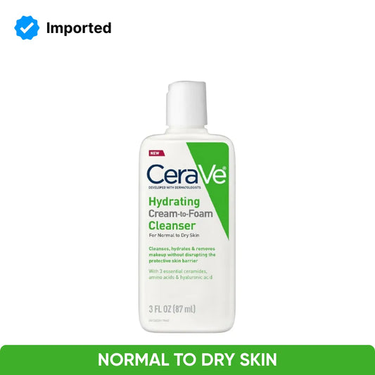 CeraVe Hydrating Cream to Foam Cleanser - 87ml