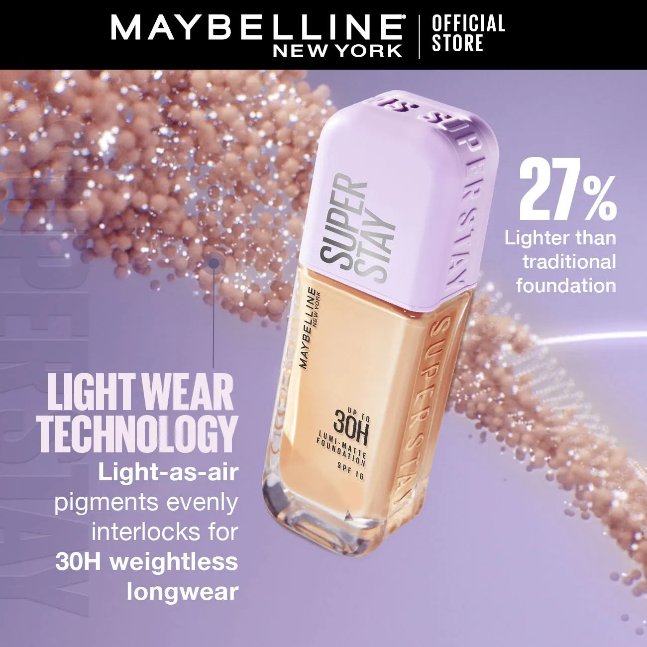 Maybelline New York Super Stay Lumi Matte Foundation - 18ml
