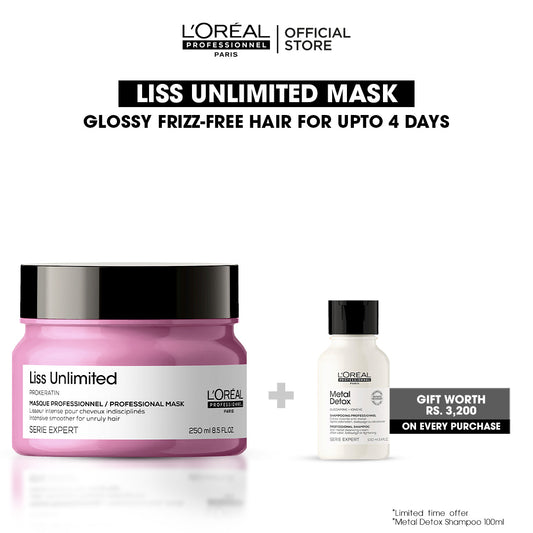 Loreal Professionnel Serie Expert Liss Unlimited Mask Bundle Deal