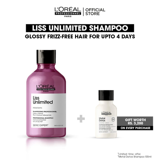 Loreal Professionnel Serie Expert Liss Unlimited Shampoo Bundle Deal