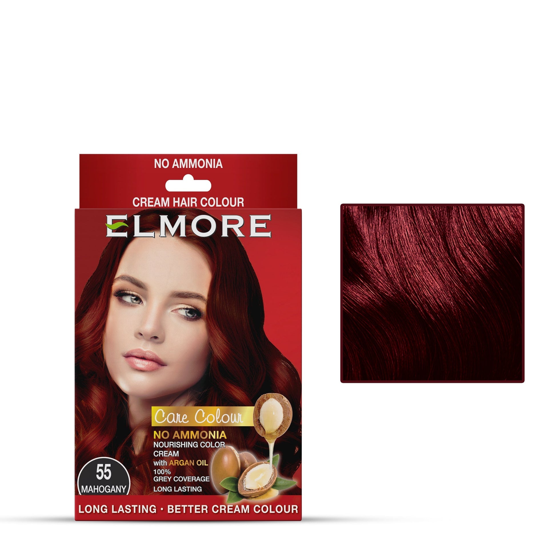 Elmore Cream Hair Color 55 Mahogany