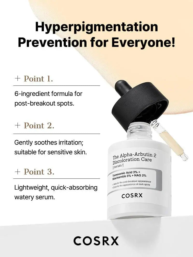 COSRX - The Alpha-Arbutin 2 Discoloration Care Serum - 50ml