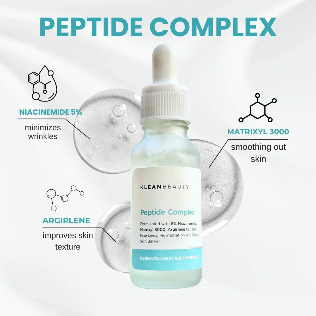 Klean Beauty Peptide Complex Serum - 20ml
