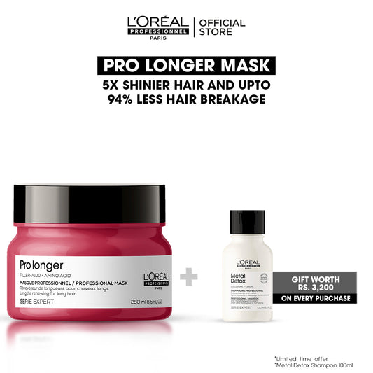 Loreal Professionnel Serie Expert Pro Longer Mask With Filler-A100 And Amino Acid Bundle Deal
