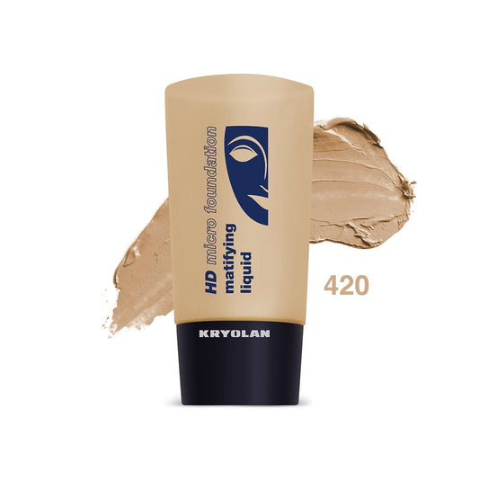 Kryolan HD Micro Foundation Matifying Liquid - 420 - Premium Health & Beauty from Kryolan - Just Rs 13010.00! Shop now at Cozmetica
