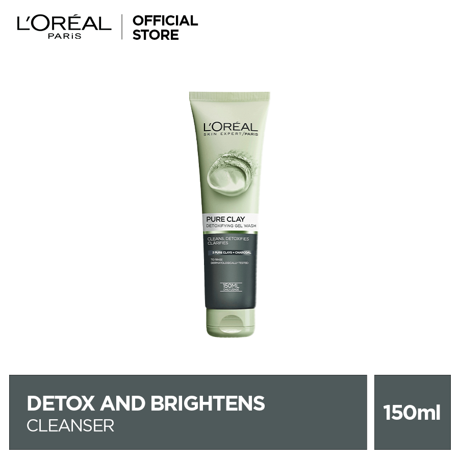 L'Oreal Pure Clay Detox Foam Wash Black - 150ml - Premium Facial Cleansers from Loreal Paris - Just Rs 1119! Shop now at Cozmetica